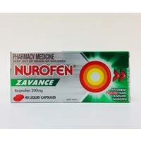 Nurofen Zavance Liquid 40 Capsules  (S2)