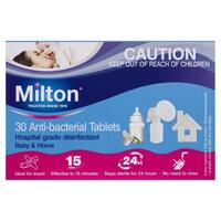 Milton Antibacterial Tablets 30 Tablets Disinfectant