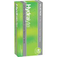 Hydralyte Lemon/Lime 40 Effervescent Tablets