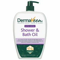DermaVeen Shower & Bath Oil 1 Litre (1L)