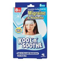 Kool n Soothe Migraine Relief - 6 sheets [Bulk Buy 6 Units]