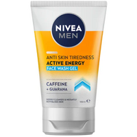 NIVEA Men Active Energy Face Wash Gel 100mL