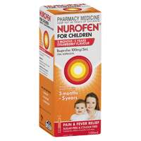 Nurofen for Children 3 months - 5 Years Strawberry 100mL (S2)