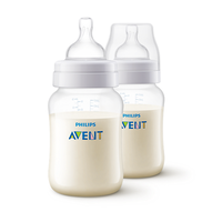 AVENT BPA Free Anti-Colic Baby Feeding Bottle 1M+ 260mL x 2