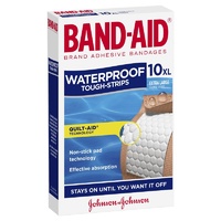 Band-Aid Waterproof Tough Strips 10 XL