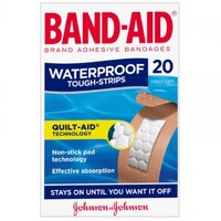 Johnson's Band-Aid Waterproof Tough Strips 20