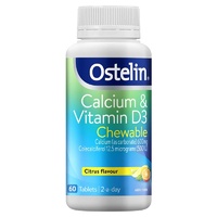 Ostelin Calcium & Vitamin D3 Chewable 60 Tablets 