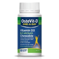 OsteVit-D One A Day Vitamin D3 & Calcium 60 Chewable Tablets