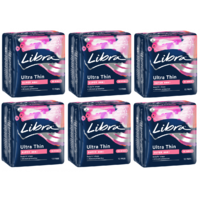 Libra Ultra Thin Pads Super No Wings 12 Pack [Bulk Buy 6 Units]