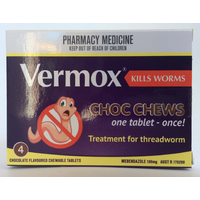 Vermox 4 Chocolate Flavoured Treatments (S2)