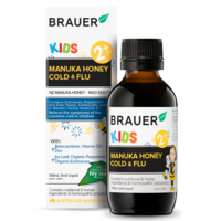 Brauer Kids Manuka Honey Cold & Flu 100mL Oral Liquid