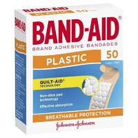 Johnson's Band-Aid Plastic Strips 50