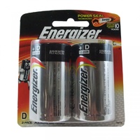 Energizer Max D Alkaline Batteries 2 Pack