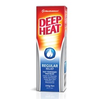 Deep Heat Regular Relief Rub 100g | Mentholatum 