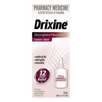 Drixine Decongestant Nasal Spray Adult 15mL (S2)