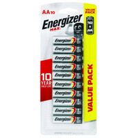 Energizer Max AA Batteries 10 Pack