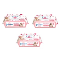 Johnsons Baby Skincare Wipes Lightly Fragranced 240 Wipes (3 X 80)