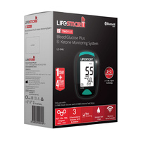 LifeSmart 2TwoPlus Blood Glucose & Ketone Meter LS-946  [Abbott Optium Neo Ketone Alternative]