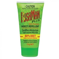 Bushman Plus 80% Deet with Sunscreen 75g