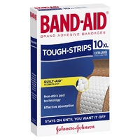 Johnson's Band-Aid Tough Strips 10 XL