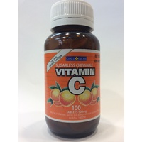 Gold Cross Vitamin C 500mg Sugarless Chewable 100 Tablets 