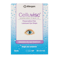 Celluvisc Lubricant Eye Drops 30 x 0.4 mL