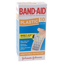 Johnson's Band-Aid Plastic Strips 10
