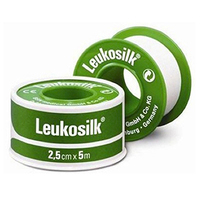 Leukosilk Hypoallergenic Silk Tape 2. 5cm x 5m