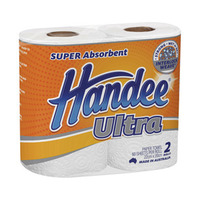 Handee Ultra Towel White Twin  [Bulk Buy 6 Units]