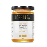Berringa Australian Pure Organic Raw & Unfiltered Honey 500g
