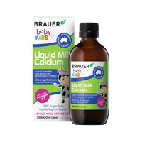 Brauer Baby & Kids Liquid Milk Calcium Oral Liquid 200ml