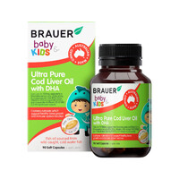 Brauer Baby & Kids Ultra Pure Cod Liver Oil with DHA 90c