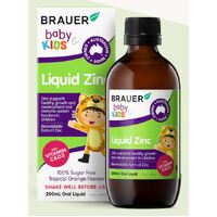 Brauer Baby & Kids Liquid Zinc 200mL