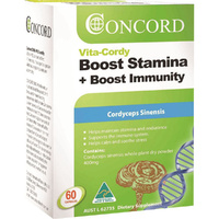 Concord Vita Cordy Boost Stamina Immunity 60 Capsules