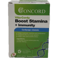 Concord Vita Cordy Boost Stamina Immunity 60 Capsules
