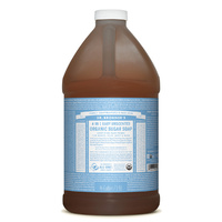 Dr. Bronner's Organic Pump Soap Refill (Sugar 4-in-1) Baby Unscented 1.9L