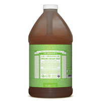 Dr. Bronner's Organic Pump Soap Refill (Sugar 4-in-1) Lemongrass Lime 1.9L
