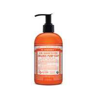 Dr. Bronner's Organic Pump Soap (Sugar 4-in-1) Tea Tree 355ml