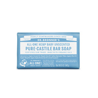 Dr. Bronner's Pure-Castile Bar Soap (Hemp All-One) Baby Unscented 140g