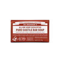 Dr. Bronner's Pure-Castile Bar Soap (All-One Hemp) Eucalyptus 140g