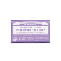 Dr. Bronner's Pure-Castile Bar Soap (All-One Hemp) Lavender 140g