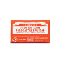 Dr. Bronner's Pure-Castile Bar Soap (All-One Hemp) Tea Tree 140g