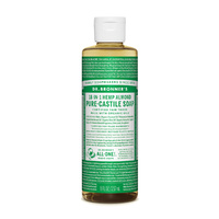 Dr. Bronner's Pure-Castile Soap Liquid (Hemp 18-in-1) Almond 237mL