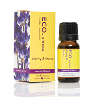 Eco Modern Essentials Aroma Essential Oil Blend Clarity & Focus 10ml