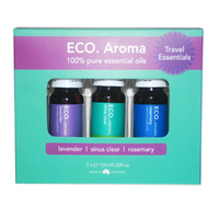 Eco Modern Essentials Aroma Essential Oil Trio Travel Essentials 10ml x 3 Pack