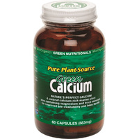MicrOrganics Green Nutritionals Pure Plant-Source Green Calcium 60 Capsules
