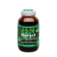 MicrOrganics Green Nutritionals Pure Plant-Source Green Omega3 90 Vegan Capsules