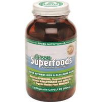 MicrOrganics Green Nutritionals Green Superfoods 600mg 120 Vegetable Capsules