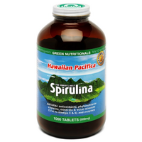 MicrOrganics Green Nutritionals Hawaiian Pacifica Spirulina 500mg 1000 Tablets