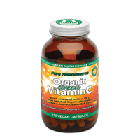 MicrOrganics Green Nutritionals Pure Plant-Source Organic Green Vitamin C 120 Vegan Capsules